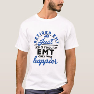 T-shirt EMT EMS à la retraite Paramètre Retraite Dons amus