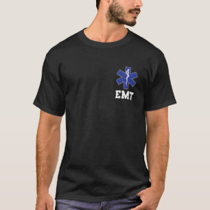 T-shirt EMT EMS Paramedic Thin White Line Gi EMT à deux c