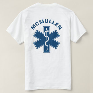 T-shirt EMT EMS Paramètre bleu