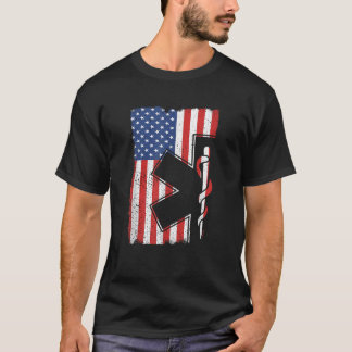 T-shirt EMT EMS Shirt Paramedt T Shirt USA American Flag