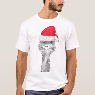 T-shirt Emu Bird Funny Humour Ostrich Emo Animal Xmas Père