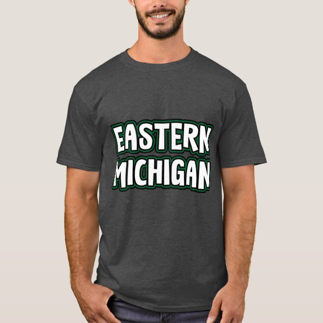 T-shirt EMU Eastern Michigan University 3 (Devant)