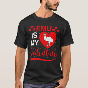 T-shirt Emu Est Mon Coeur Drôle Valentin Emu Valentines
