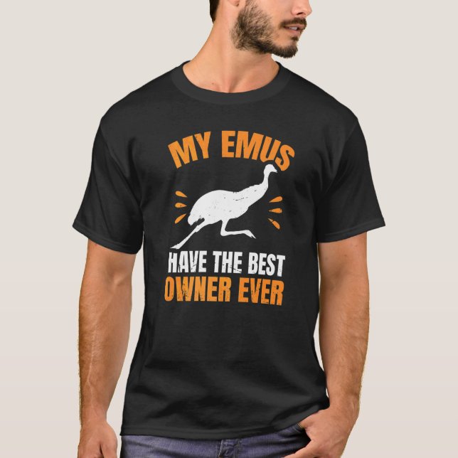 T-shirt Emu Pour Un Ventilateur Australien D'Oiseaux (Devant)