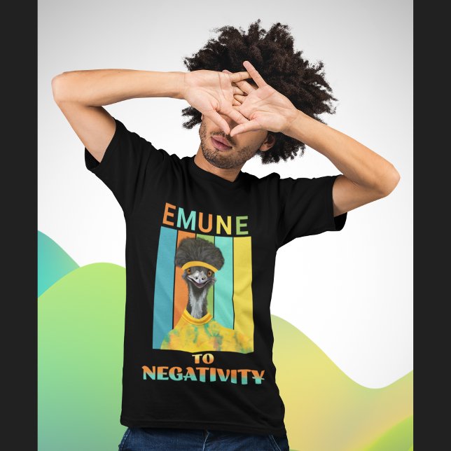 T-shirt Emu Pun - Emune À La Négativité (Créateur téléchargé)