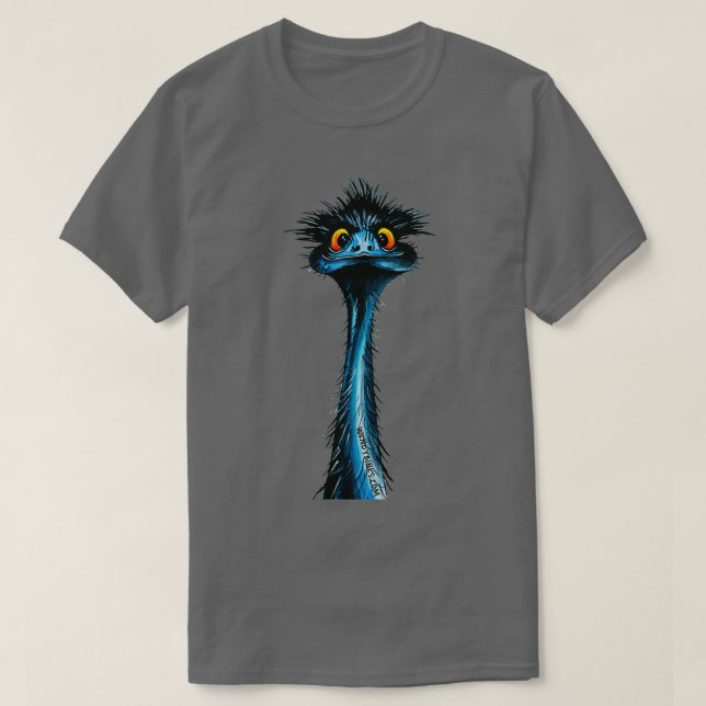 T-shirt emu stupéfait (Design devant)