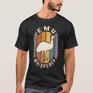 T-shirt Emu Whisperer Vintage Classic Retro Amour animal
