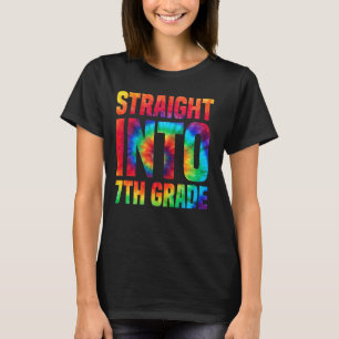T-shirt En 7e année, teinture à tarte Retour à l'école Gar