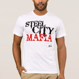 T-shirt en acier de Mafia de ville (demande)
