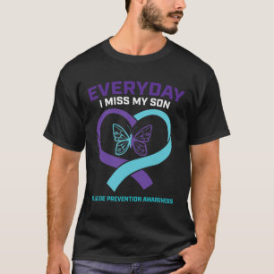 T-shirt En Amour Mémoire Fils Prévention Suicide Sensibili