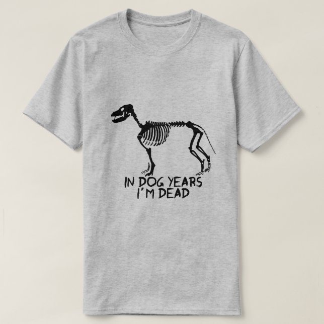 T-shirt en années de chien (Design devant)
