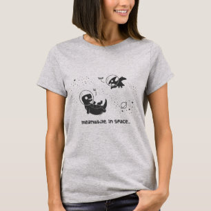 T-shirt En attendant dans l'espace - gris