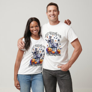 T-shirt En attendant Halloween - Halloween