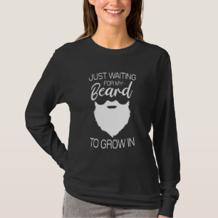 T-shirt En attendant que ma barbe pousse en garçon