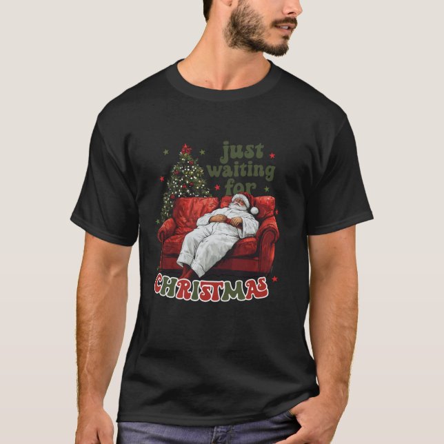 T-shirt En attente des Noël Noël Noël, Trump Pajamas Sant (Devant)