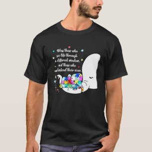 T-shirt En Avril Nous Portons Bleu Puzzle Autism Awareness