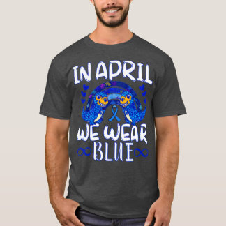 T-shirt En Avril Nous Portons pour Sensibilisation sur l'a