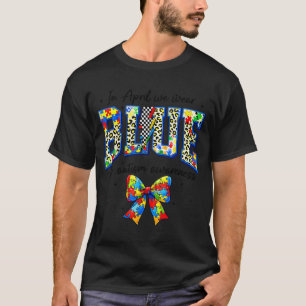 T-shirt En avril, portez du bleu pour la sensibilisation à
