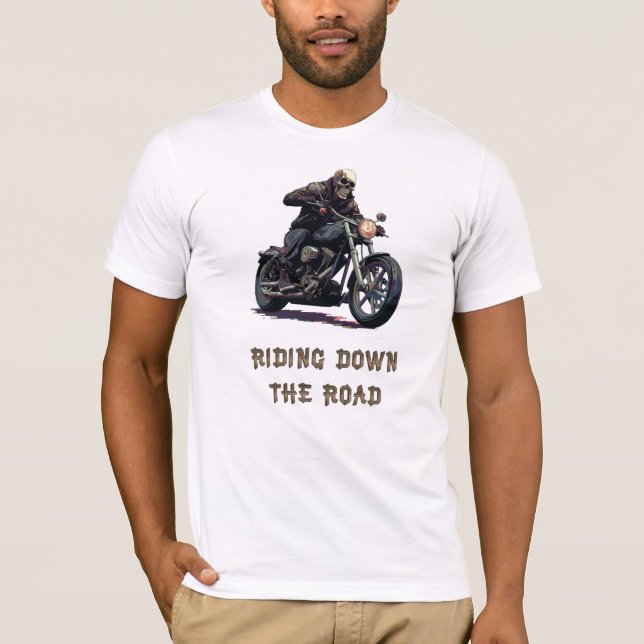 T-shirt En bas de la route (Devant)