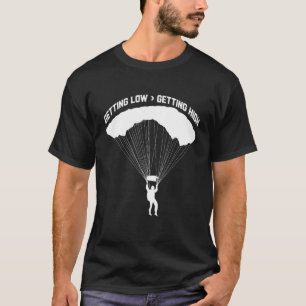 T-shirt En Basse Altitude Pour Les Skydivers En Parachute