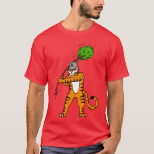 T-shirt en bois du tigre