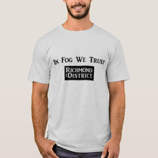 T-shirt En brouillard nous faisons confiance - à T des