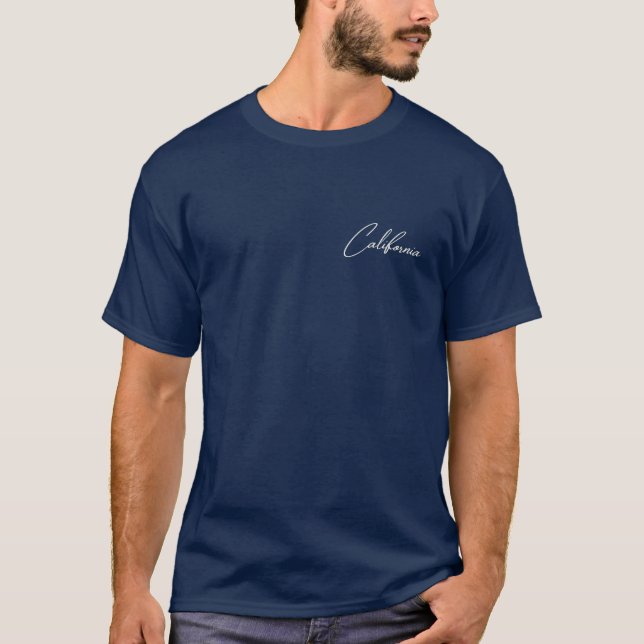 T-Shirt en Californie - Le Golden State Vibes Tee (Devant)
