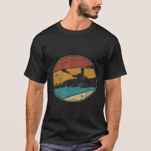 T-shirt en canoë Vintage Kayak Rowing