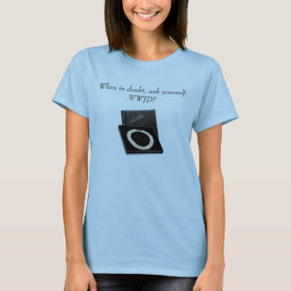 T-shirt En cas de doute, demandez-vous :  WWJD ?