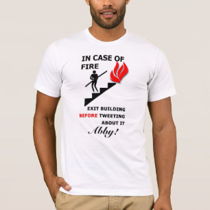 T-shirt En cas de feu