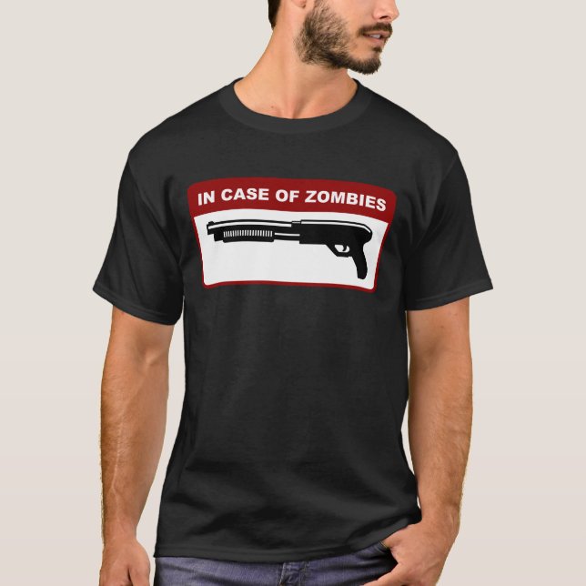 T-shirt En cas de zombis (Devant)