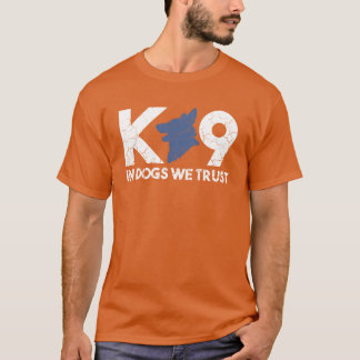 T-shirt En Chiens Werust K9 Unité K9 Handler K9 Officier f
