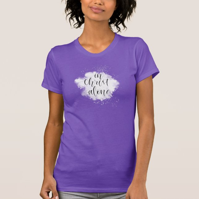 T-shirt En Christ seul (Devant)