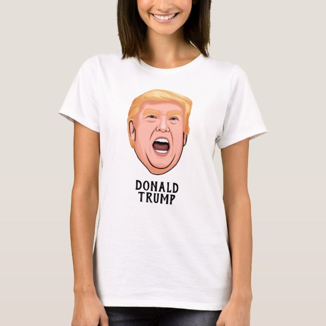 T-SHIRT EN COLÈRE DONALD TRUMP PERSONNALISÉ (Devant)