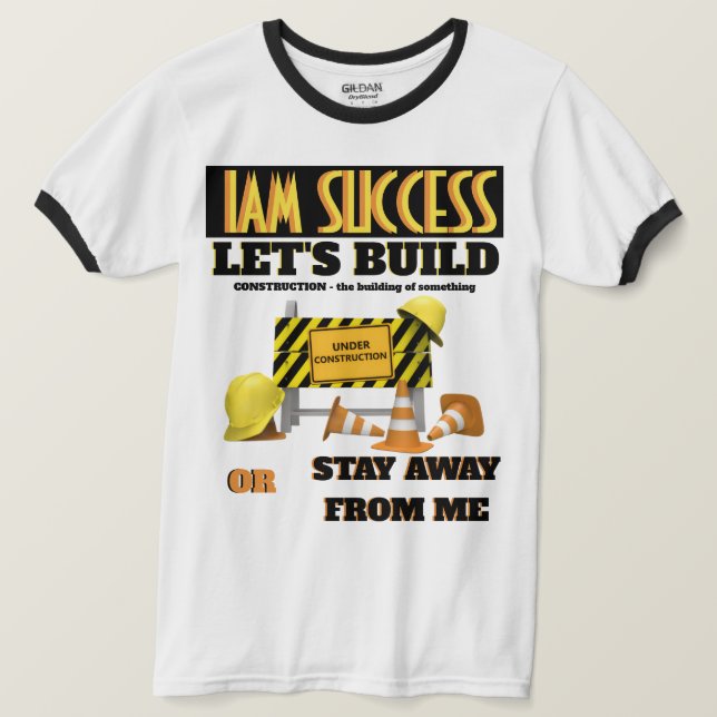 T-Shirt EN CONSTRUCTION (Design devant)