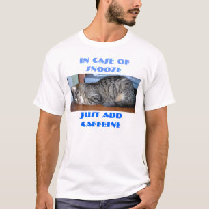 T-SHIRT EN COQUE DE SNOOZE, JUSTE ADDCAFFEINE