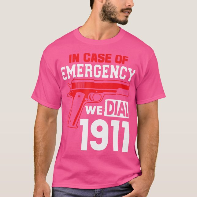 T-shirt En Coque D'Urgence, Nous Composez Le Propriétaire  (Devant)