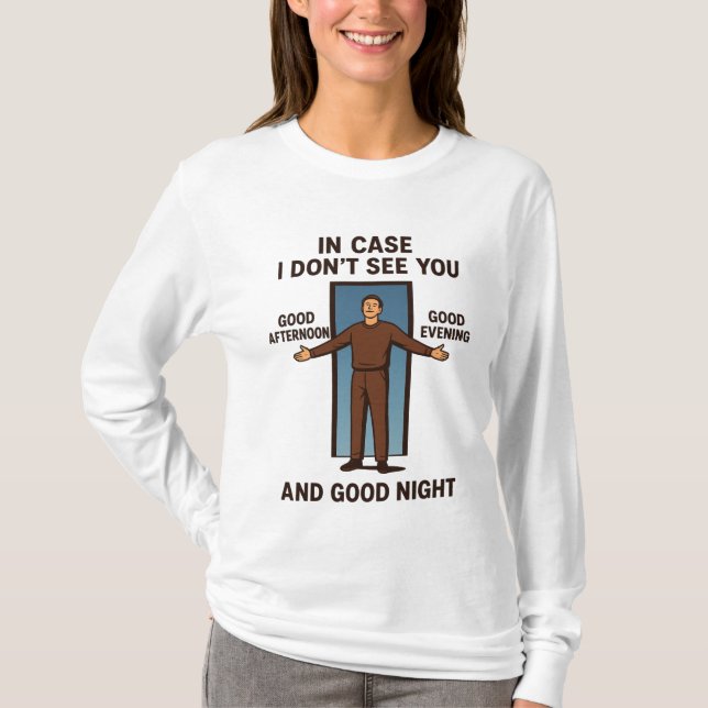 T-shirt "En Coque je ne te vois pas" (Devant)