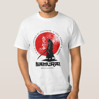 T-Shirt en coton à motif Samouraï – Audacieux et é