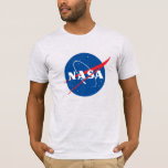 T-shirt en coton ajusté Iconique de la NASA (Mercu<br><div class="desc">AVIS IMPORTANT : Insignes et identificateurs de la NASA fournis et utilisés avec la permission de la NASA.</div>