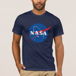 T-shirt en coton ajusté Iconique NASA (bleu ciel n