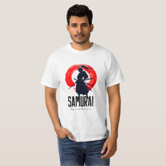 T-Shirt en coton avec impression de samouraï – Jap