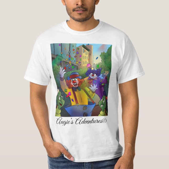T-shirt en coton clown amusant (Devant)