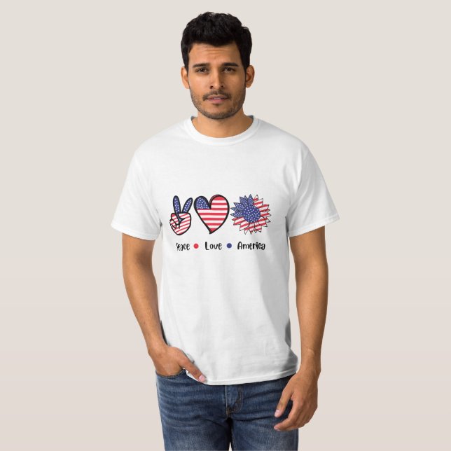 T-Shirt en coton doux au toucher - Confortable, él (Devant entier)