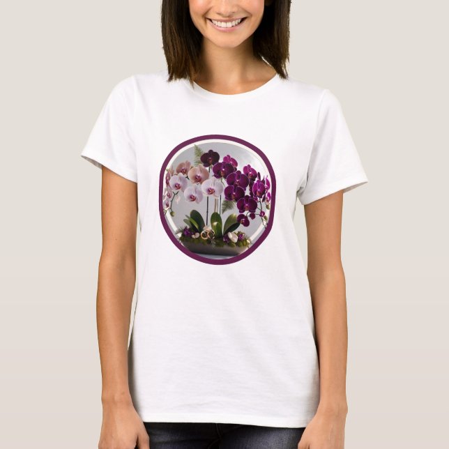 T-shirt en coton doux pour femmes. (Devant)