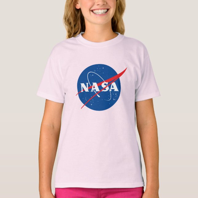 T-shirt en coton Iconique pour filles de la NASA ( (Devant)