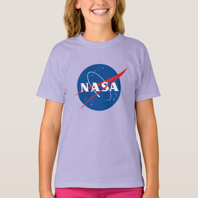 T-shirt en coton Iconique pour filles de la NASA ( (Devant)