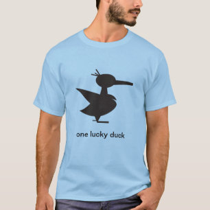 T-shirt en coton One Lucky Duck pour hommes