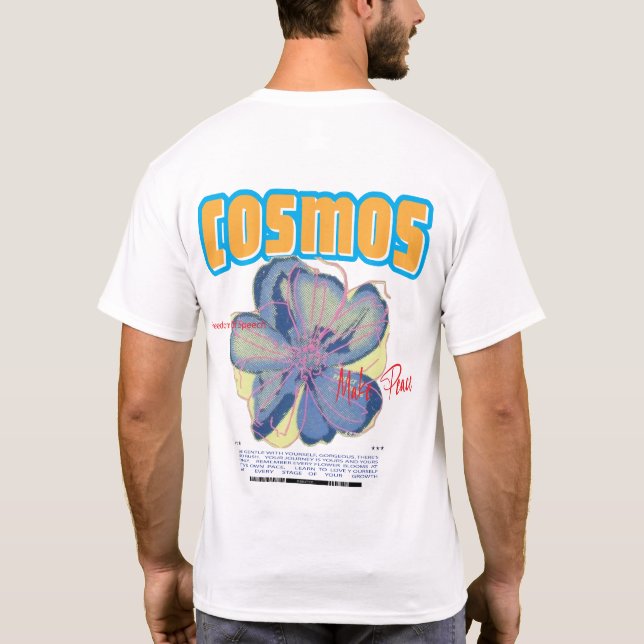 T-shirt en coton premium oversize Cosmos  (Dos)