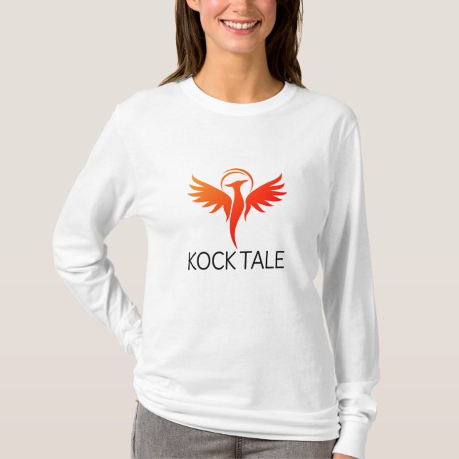 T-shirt en coton tendance pour filles  Mignon, con (Devant)